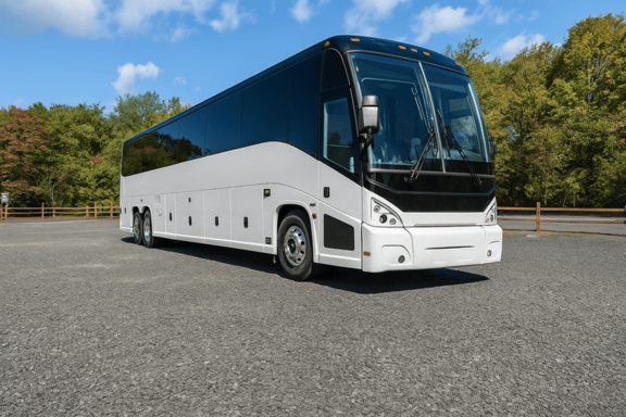 Charter Bus Rental Springdale 56 Passenger Charter Bus